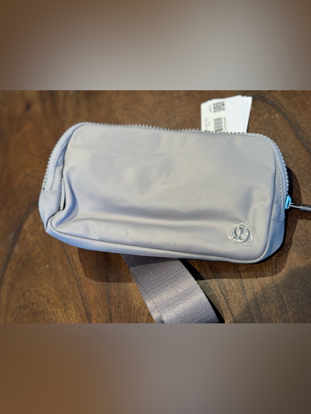 Lululemon NWT Light blue/ grey Crossbody Pouch